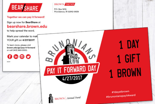 Brown University Pay It Forward Day