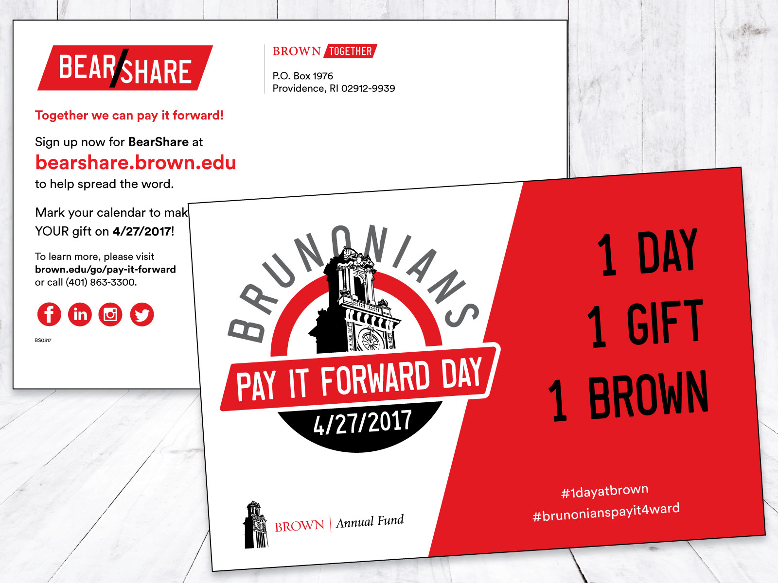 Brown University Pay It Forward Day